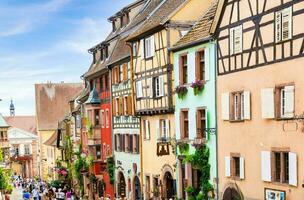 Scenery of Alsace region in France photo