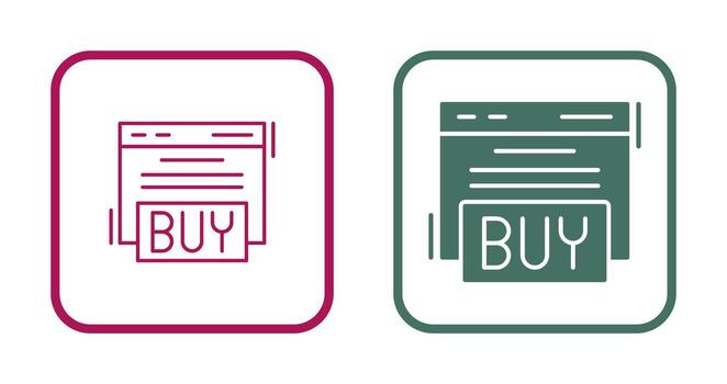 comprar icono de vector