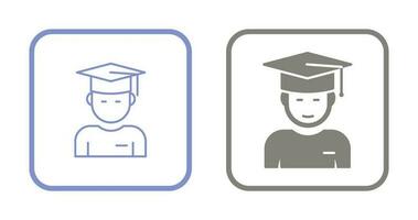 Graduate Student Vector Icon