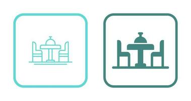 Dinning Table Vector Icon