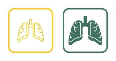 Lungs Vector Icon