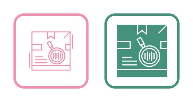 icono de vector de código de seguimiento
