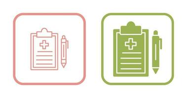 Medical Record Vector Icon