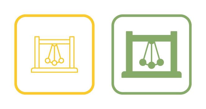 icono de vector de péndulo