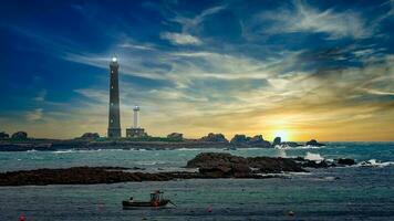 Lighthouse of Ile Vierge in France photo