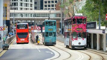 Hong Kong modern city in China photo