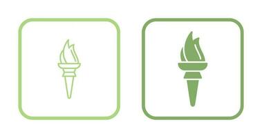 Torch Vector Icon