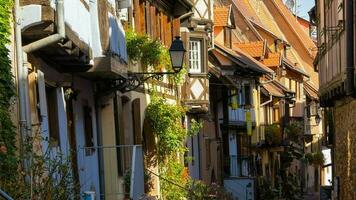 Scenery of Alsace region in France photo