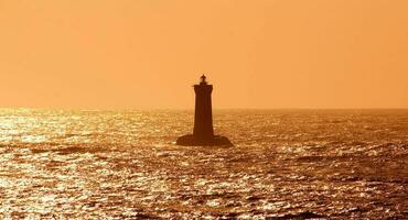 Lighthouse la Vieille at in France photo