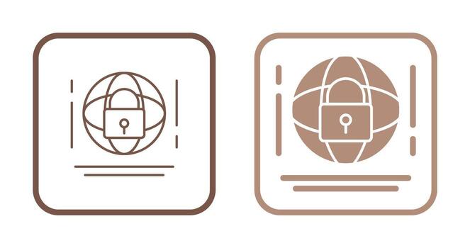 Internet Security Vector Icon