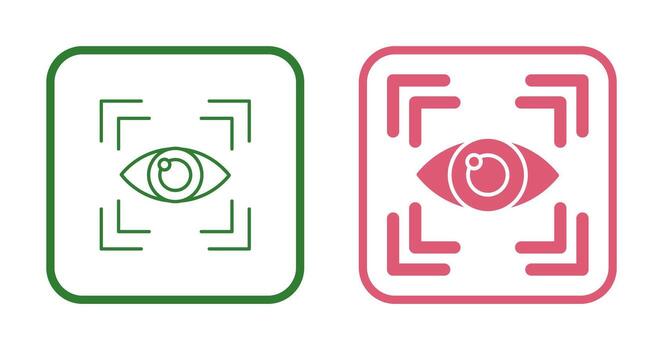 Eye Scan Vector Icon