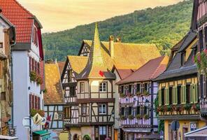 Scenery of Alsace region in France photo