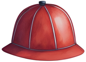 Watercolor hat style. AI Generative png