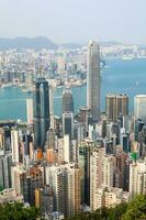 Hong Kong modern city in China photo