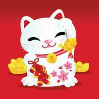 Cartoon Lucky Cat vector