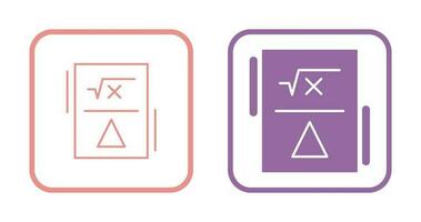 Formula Vector Icon