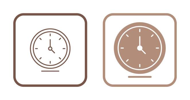 Clock Vector Icon