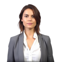 Attractive business woman isolated, Illustration AI Generative png