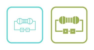 icono de vector de resistencia