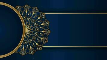 motion background, with golden mandala ornament video