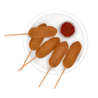 Illustration of chicken sempol png