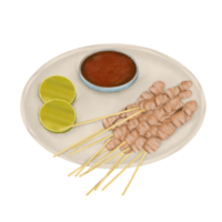 taichan satay ilustração png