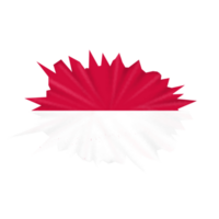 Indonesian flag of illustration png