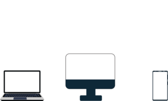 en línea nube almacenamiento concepto. un móvil, computadora portátil, y computadora a nube almacenamiento. datos salvar y transformación concepto. png