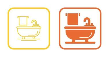 Bathtub Vector Icon