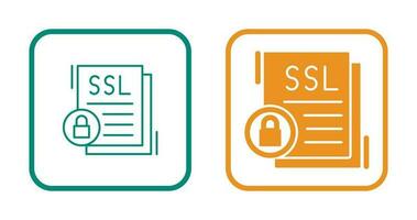 icono de vector de ssl