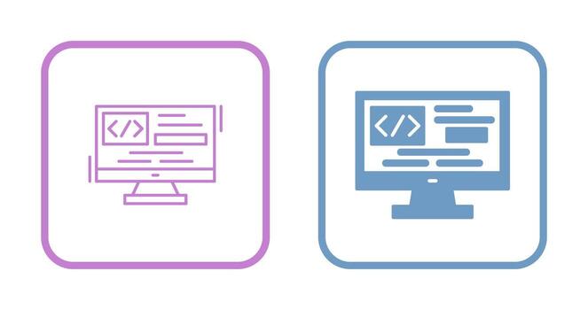 Coding Vector Icon