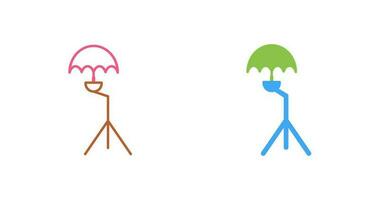 Unique Umbrella Stand Vector Icon