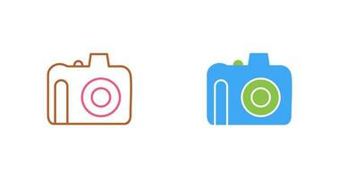 Unique DSLR Camera Vector Icon