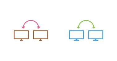 Unique Connected Systems Vector Icon