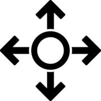Vector illustration of expand icon.