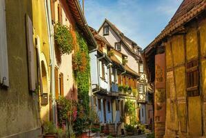 Scenery of Alsace region in France photo