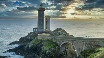 Lighthouse of Le Petit Minou in France photo