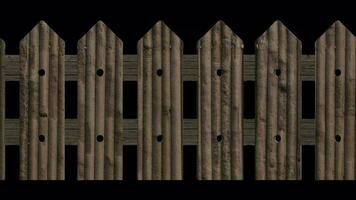 Incredible Animated Wooden Fence, A Feast for the Eyes, Stunning Wooden Fence Animation video