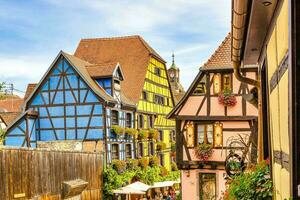 Scenery of Alsace region in France photo