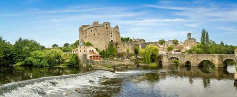 Clisson Village in France photo
