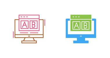 AB Testing Vector Icon