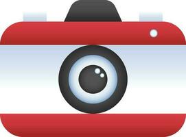 Isolated Camera Colorful Icon In Flat Style. vector