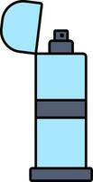 Lighter Icon In Blue Color. vector