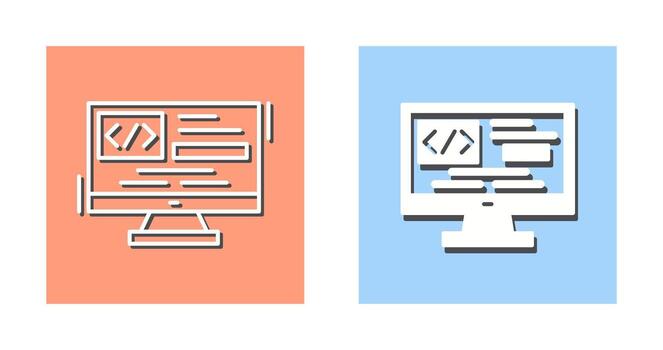 Coding Vector Icon