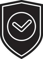 Approved Shield Icon. vector