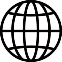 Vector Illustration of Globe Or Worldwide.