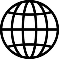 Vector Illustration of Globe Or Worldwide.