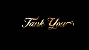 Luxury Thank you animation. Thank you handwriting text. Animated thank you motion graphic. ink drops writing animation, on the black and green screen is suitable for celebrations, wishes, and event video