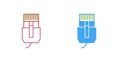 Unique Internet Cable Vector Icon