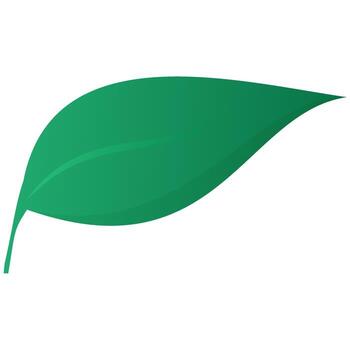 hoja elemento en blanco antecedentes. vector